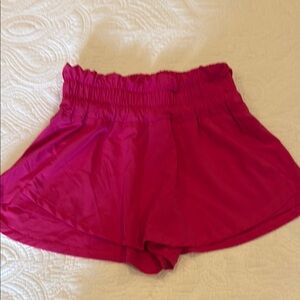Vibrant Pink Athletic Skort with Flowy Design